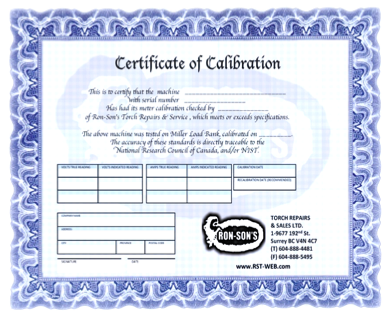 certification-of-calibration-by-ronsons-torch